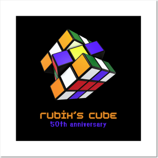 Rubic's cube 50th anniversary Posters and Art